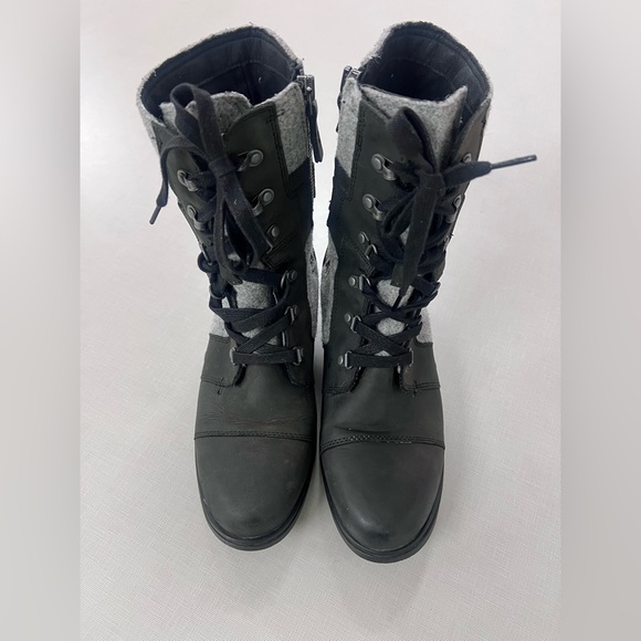 Sorel Black and Grey Major Carly Snow Boot - Picture 8 of 14